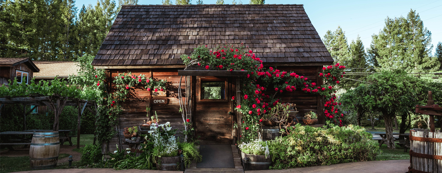 The Husch tasting room